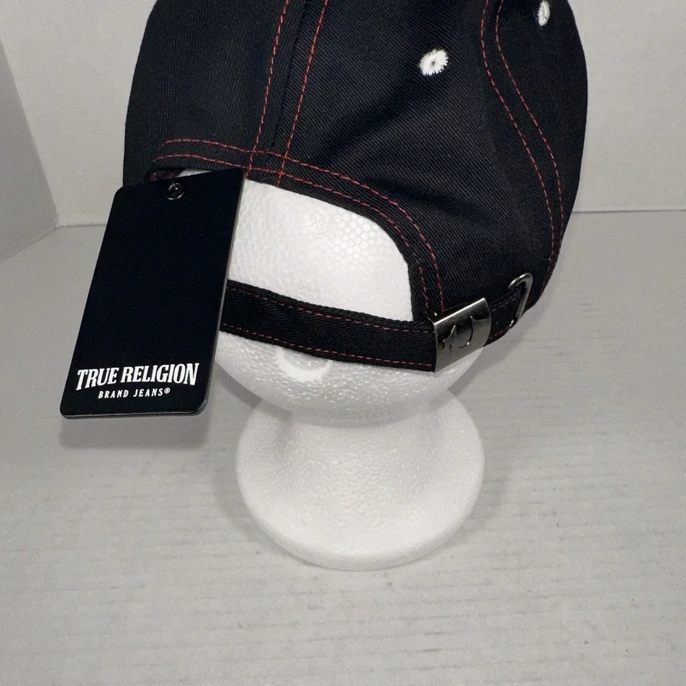 True Religion Black Cap The Original Buddha One‎ Size (NWT)